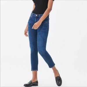 Citizens of Humanity Elsa Mid Rise Slim Fit Crop